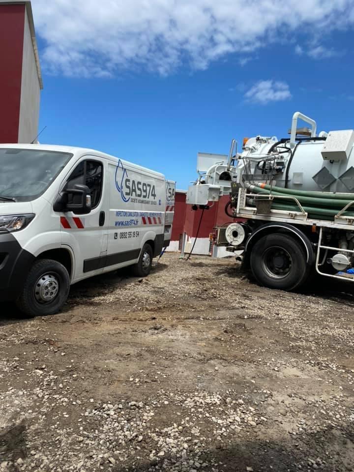 Curage de canalisation à Saint-Leu